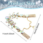HASTHIP Flip Flop Charm for DIY Sandal Decoration featuring 11cm Chain Style & Alloy Rhinestone