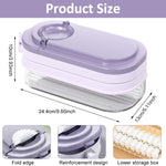 HASTHIP Manual Dumpling Press Mold for Ravioli Making with Dual Skin Design | Food Grade PP 3 in 1 Kitchen Tool