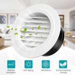 HASTHIP Air Vent for Bathroom and Ceiling Use featuring 150mm Round Design with Fly Screen | ABS Exhaust Cover for Room and Office