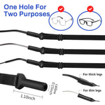 HASTHIP Kids Glasses Strap for Outdoor Use featuring Dual Silicone Sleeves adjustable 18–27cm | 3pcs Elastic Nylon Eyewear Retainer