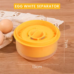 HASTHIP Egg Separator for Baking with Built In Cracker Tool and Easy Pour Storage Box