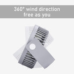 Used USB Fan Portable High Speed Desktop Fan, Dual Fan with 3 Speeds, Quiet Aromatherapy Table Desk USB Fans with Stand, Cooling Fan for Home, Office, Study - 1