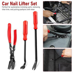 HASTHIP® Juego de 3 Herramientas de Extracción Molduras Coche,Alicates para Clips,Herramientas Palanca y Desmontaje Paneles Kit Reparación Interior Automóviles con Bolsa