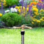 HASTHIP Garden Sprayer for Lawn Watering with 3-Head 360° Rotating Brass Nozzle | Automatic Irrigation System