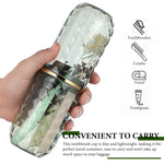 HASTHIP Toothbrush Travel Case 1PC for Bathroom and Camping featuring Duplex Cup | PP Holder Cup with Cover for Hygienic Storage