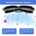 HASTHIP Main Brush for Ecovacs Deebot Y1 Y1 Pro featuring Dual Action Bristles & Rubber Fins | 1Pc Replacement Accessory