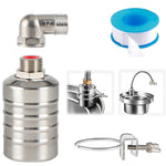 HASTHIP Float Valve for Water Tank with 1/2 to 3/4 in Connection and 304 Stainless Steel | Automatic Water Level Control