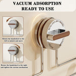 HASTHIP Wall Storage Rack for Kitchen and Bathroom with 12.5 in Suction Cup | Stainless Steel Organizer