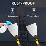 HASTHIP Putty Knife Set for Drywall Finishing with Ergonomic Comfort Handle | 4 Pack 5–1.5 in