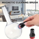 HASTHIP Silicone Bottle Cleaning Brush for Wine Decanters and Vases | Black Interior Wall Cleaner