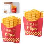 HASTHIP Snack Sealing Clips for Kitchen Organization with Magnetic Holder | 24 pcs PP Food Bag Sealers