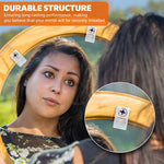 HASTHIP Mirror Mounting Kit for Secure Wall Mirrors with 8 Clips Screws and Anchors | Easy DIY Install