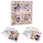 HASTHIP® 100Pcs Cute Cartoon Stickers PET Hello Kitty Sticker & Washi Stickers Set DIY Scrapbooking Kawaii Hello Kitty Stickers for Phone Case, Laptop Cover, Kids Water Bottle