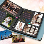 HASTHIP® DIY Scrapbook Photo Album Kit for Couple Special Our Adventure with Pens Washi Tapes Stickers 60 Pages Hardcover 8.5x11 Inches 3 PCS