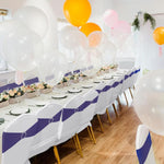 HASTHIP Chair Sashes for Wedding Banquet and Party featuring Tie Free Spandex Bands 20Pack Purple