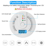 HASTHIP Carbon Monoxide Alarm for Home and Office with 85dB Alert and Electrochemical Sensor