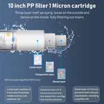 HASTHIP® Water Filter System for RV, High-Flow Multi-Stage Filtration,Purifies Odors, Chlorine, Sediments, Versatile for Home & Outdoor, Home Water System for Safe Drinking Water