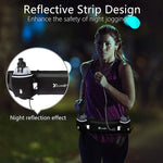 HASTHIP Running Belt with Dual Water Bottles Adjustable Hydration Waist Pack