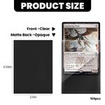 HASTHIP® 100Pcs 66x91mm Photo Card Holders Collectible Star Photo Card Sleeves, Clear Dustproof Display Pockets Storage Pouches for Photos, Cards, Notes, and Memorabilia