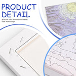 HASTHIP Paint by Number Kit for Beginners with Frame 15.7x19.6 in Canvas | Starry Night Art