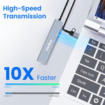 USB HUB 3.0 for PC 8 in 1 USB C HUB for Macbook Pro Air with 2.0/3.0 USB Adapter