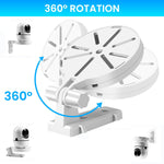 HASTHIP 2-Pack Baby Monitor Wall Mount with 145° Adjustable Angle