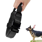 HASTHIP® Collar para Perros de Nailon Ajustable con Hebilla Metálica de Liberación Rápida y Asa Táctica,Collar Duradero para Entrenamiento Perros Medianos y Grandes,Resistente Cómodo
