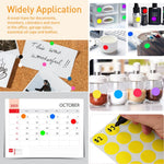 HASTHIP Colored Dot Stickers for Labeling and Organization with Easy Peel Design | 10 Sheets 6mm Round Labels
