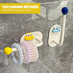 HASTHIP Wall Hooks for Hair Accessories with Strong Self Adhesive | 4PCS L Shaped Set