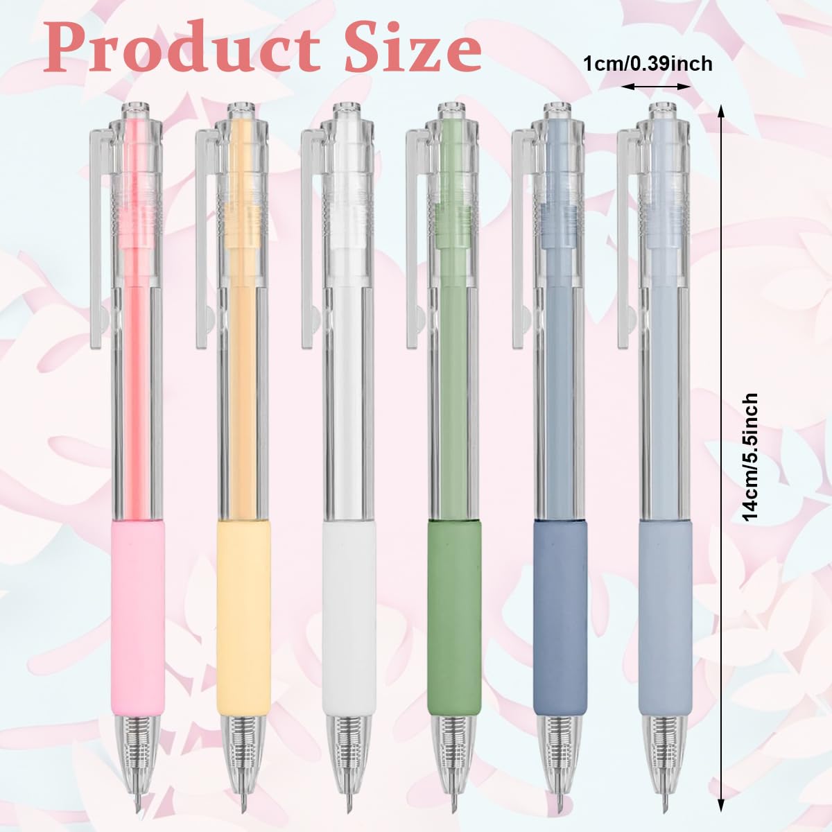 HASTHIP Craft Cutting Paper Pen Set for DIY and Scrapbooking with 14cm ABS Body | 6 Morandi Colors