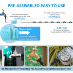 HASTHIP Cool Mist Spray System for Outdoor Cooling with 26ft Hose and Built in Water Filter | Patio and Garden Irrigation Kit