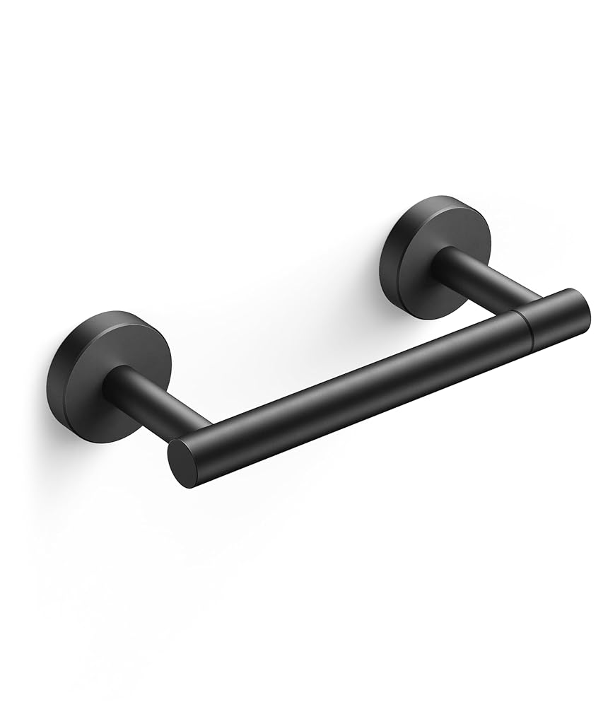 HASTHIP® Toilet Paper Rack Swirling Toilet Paper Roll Bar Holder 7.68 inch Stainless Steel Toilet Paper Roll Rack Wall Mount Bathroom Modern Paper Roll Holder