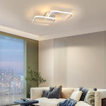 ELEPHANTBOAT® 50W Ceiling Light Modern LED Acrylic Square Ceiling Lamp, Large 3000K Warm White light Lighting Fixtures for Living Room Bedroom Kitchen Study Office, 59CM