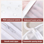 HASTHIP Garment Bags for Suits and Coats featuring Clear Zipper Cover Set 60x100cm 5pcs
