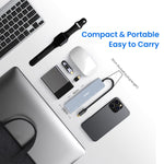 USB HUB 3.0 for PC 8 in 1 USB C HUB for Macbook Pro Air with 2.0/3.0 USB Adapter