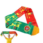 HASTHIP® World Cup 2026 Scarf & Shawls, Unisex Double-Sided Print Scarf for Men Women Match Schedule Viewing Gear Soccer Fan Gift-Red
