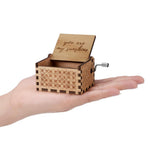 HASTHIP® Music Box, Wooden Classic Music Box with Hand Crank Birthday Gifts for Girls Boys Diwali Gifts for Kids Friends Family -You are My Sunshine