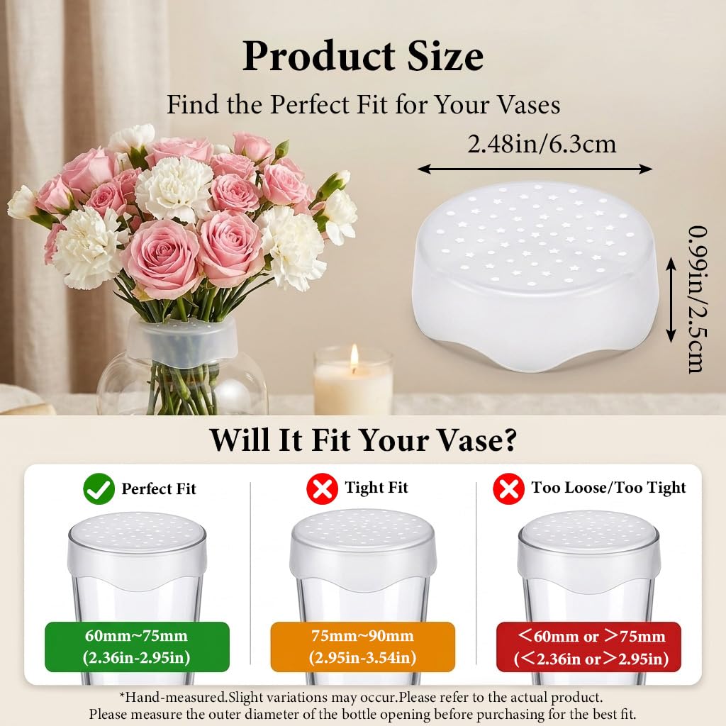 HASTHIP Silicone Flower Arranger Grid for Vases