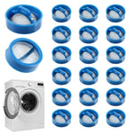HASTHIP Washing Machine Filters 20pcs 2cm Stainless Steel Fine Mesh for Drain Hose Protection
