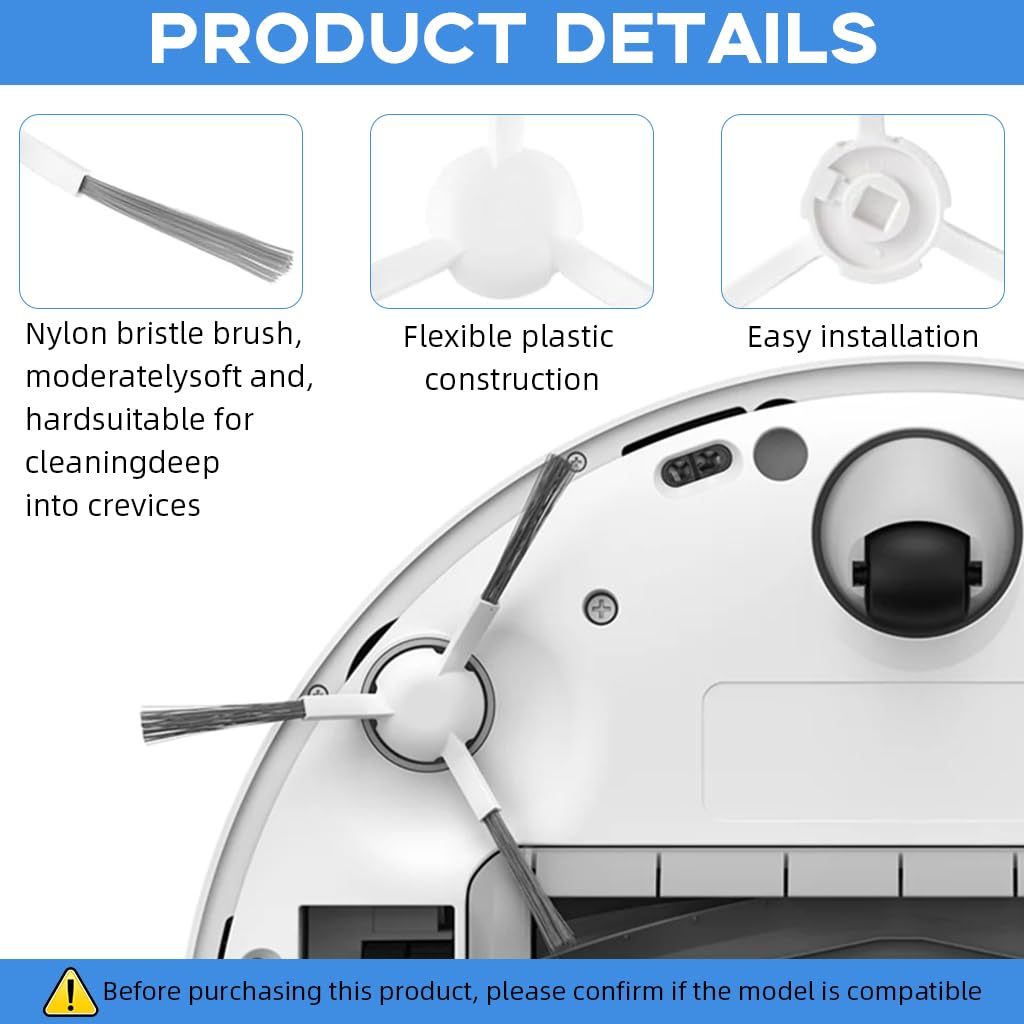 HASTHIP Replacement Parts for Dreame L10s Ultra Vacuum | 13pcs Set with Brushes Filters Mops