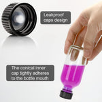 HASTHIP Small Glass Bottles Set for Juice and Drinks with Leak Proof Lids and Funnels | 24PCS 60ml Reusable Containers
