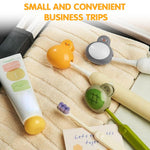 HASTHIP Toothbrush Cover Case for Travel with Dustproof Clip Design 3pcs | Kids & Adults