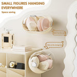 HASTHIP Sponge Blenders Storage Box for Makeup Accessories with Clear Sliding Hood 13.5x9cm