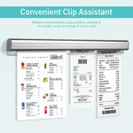HASTHIP Ticket Holder for Restaurant Orders featuring 19.6 in Metal Tab Grabber | 2PCS