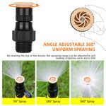 Garden Sprinker for Garden Agriculture Watering, 360° Rotating Irrigation Sprinkler Adjustable Irrigation Angle Sprinkler, Gardening Watering Systems for Outdoor Grass Garden Yard Lawns