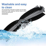 HASTHIP Main Brush for Ecovacs Deebot Y1 Y1 Pro featuring Dual Action Bristles & Rubber Fins | 1Pc Replacement Accessory