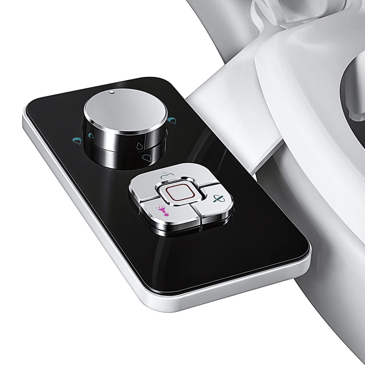 HASTHIP Manual Bidet Sprayer for Toilet with Dual Nozzle 7 and 5 Hole Wash | Self Cleaning Design