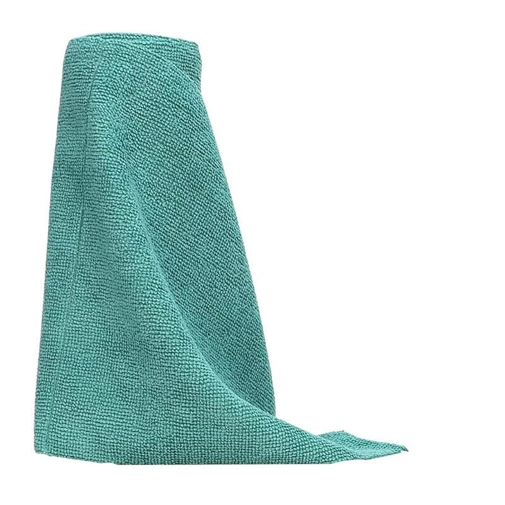 HASTHIP® Towels 50 Sheets, Microfiber Cleaning Cloth Blue Shop Rags Washable