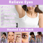 HASTHIP Heated Eye Mask for Sleep and Relaxation with 5-Level 36–50°C Control | USB Powered