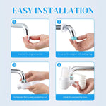 HASTHIP Kitchen Sink Faucet with 360° Flexible Dual Sprayer and Refillable Soap Dispenser | One Button Auto Mixing Design for Easy Cleaning